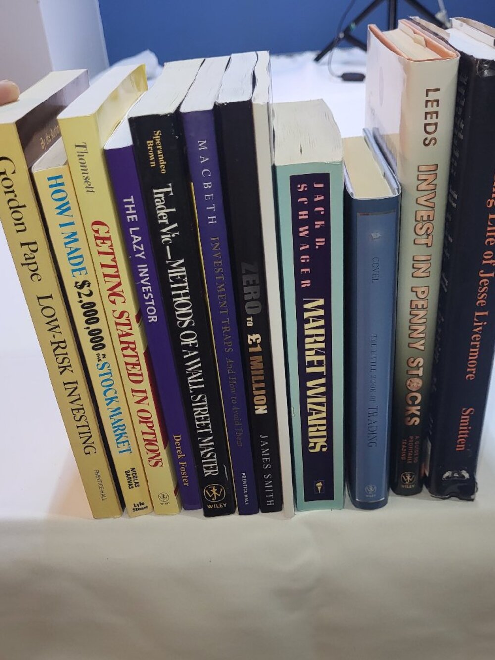 Investing & Stock Market Book Lot – Options Trading, Penny Stocks, Market Wizard